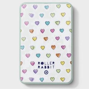 Roller Rabbit Pastel Heart Portable Charger in Multi-Color